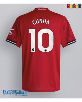 Manchester United Matheus Cunha #10 Tricou Fotbal Replică 2025-26 Barbati Acasa